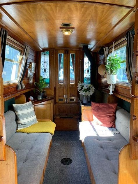 42ft Liveaboard Narrowboat in London | in Camden, London | Gumtree | Boat house interior, Boat ...