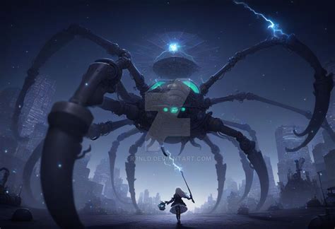 mechanical spider by rrnld on DeviantArt