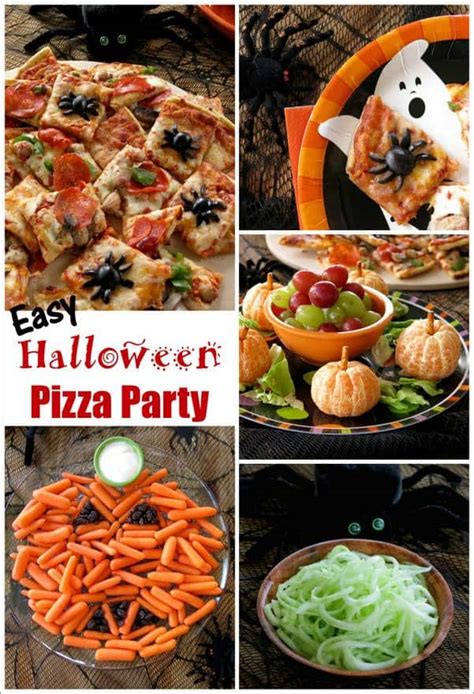 Easy Halloween Pizza Party - The Dinner-Mom