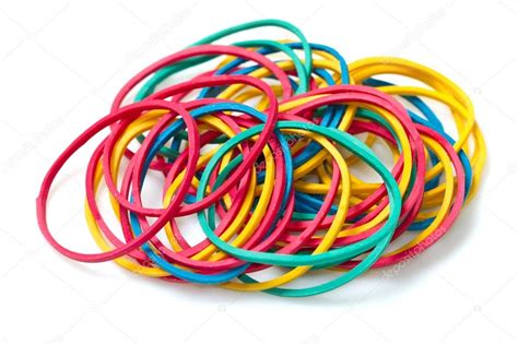 Colored rubber bands Stock Photo by ©lsantilli 19154741