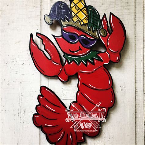 Painted - Mardi Gras Crawfish – The Crafty Hangout