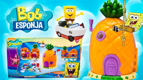 SpongeBob House SpongeBob SquarePants Pineapple House Playset Bob Esponja Губка Боб Toy Videos ...