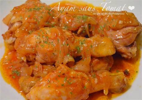 Resep Ayam saus Tomat oleh Mrs.Primpuna - Cookpad