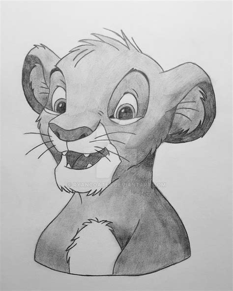 Another Simba drawing! by ryancoates on DeviantArt