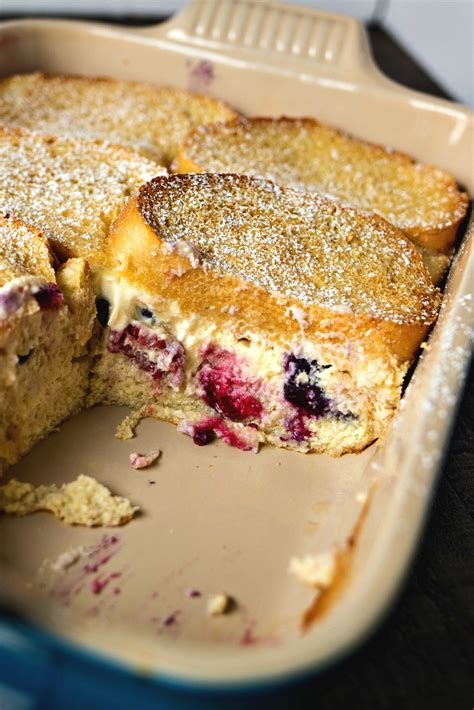 Berries & Cream Stuffed French Toast Casserole - CPA: Certified Pastry Aficionado