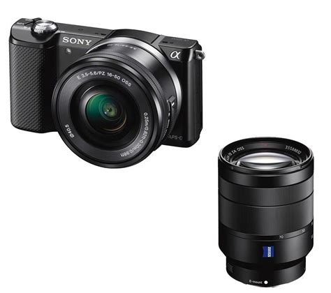 SONY a5000 Mirrorless Camera with 16-50 mm f/3.5-5.6 & 24-70 mm f/4 ...