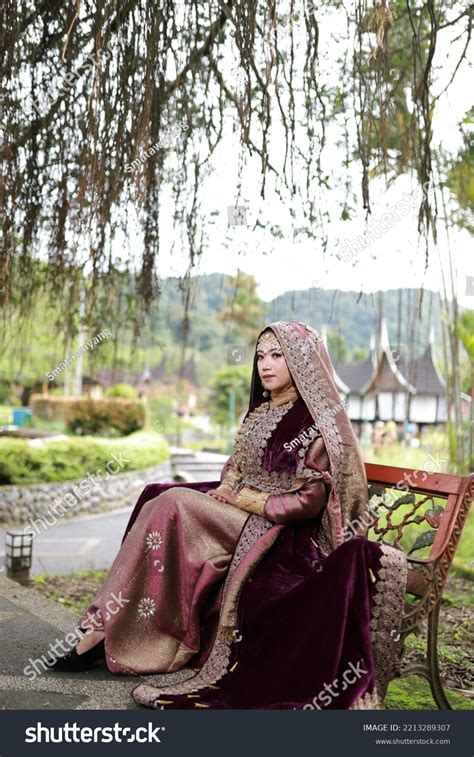 Beautiful Girl Wearing Minangkabau Traditional Clothes Stock Photo ...