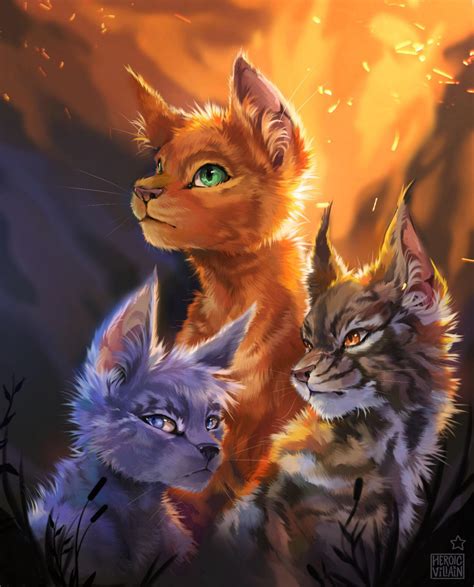 Firestar, Bluestar and Tigerclaw (by me) : furry