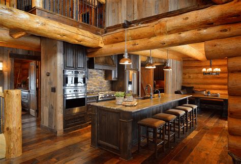 17 Amazing Log Cabin Kitchen Design To Inspire Your Home’s Look