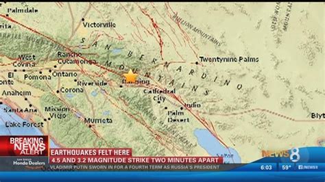 4.5 magnitude earthquake near Riverside felt in San Diego | cbs8.com