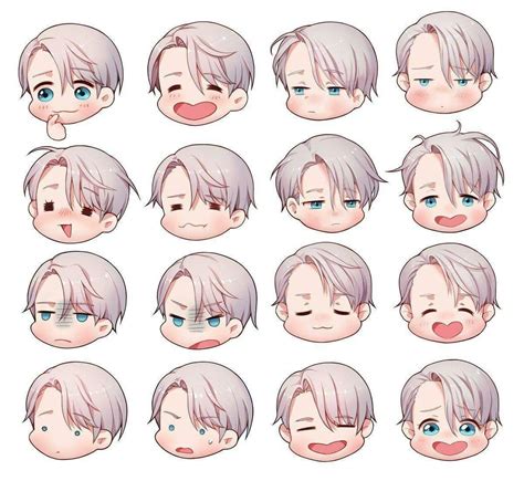 Pin by Lunaki Shirayu on Yuri on Ice | Chibi boy, Yuri on ice, Chibi hair