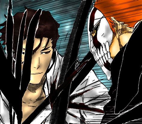 Ichigo Vs. Aizen by stoicwatchman on DeviantArt