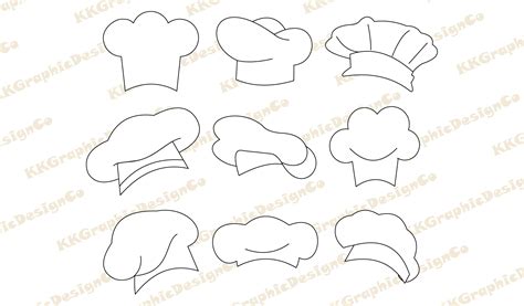 Chef hat bundle svg Chef hat svg Chef svg Cooking svg Cook s - Inspire ...