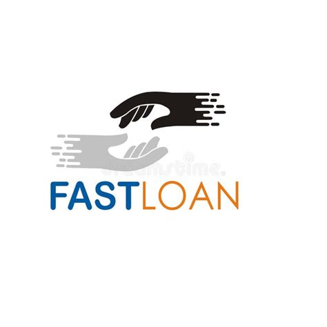 Fast loan logo design stock illustration. Illustration of background - 143277242