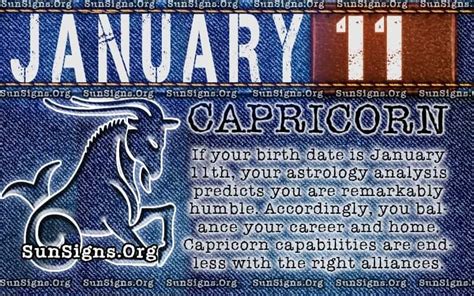 January 11 Horoscope Birthday Personality | Sun Signs