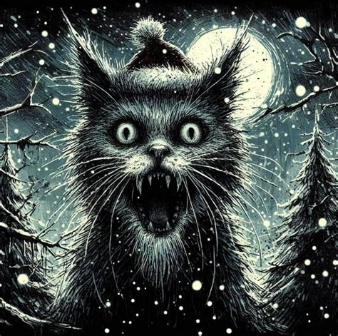 The Yule Cat by sageblutbad7 on DeviantArt