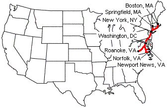 Amtrak Northeast Regional Map – Map Of The Usa With State Names