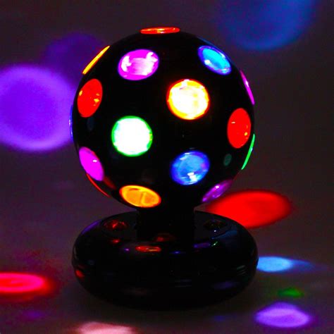 Multi Coloured 5" Rotating Disco Ball Light