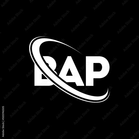 BAP logo. BAP letter. BAP letter logo design. Intitials BAP logo linked with circle and ...