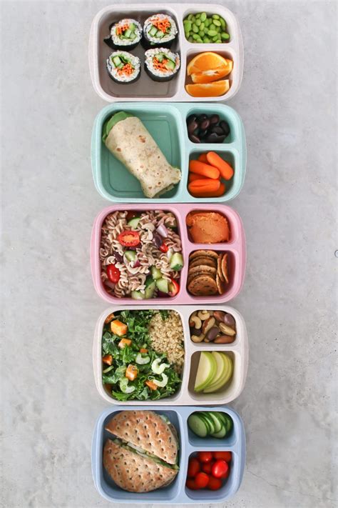 5 Easy Bento Box Lunches for School or Work - Healthnut Nutrition