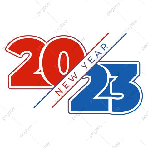 New Year 2023 Vector Hd PNG Images, New Year 2023 Logo, New Year, 2023 ...