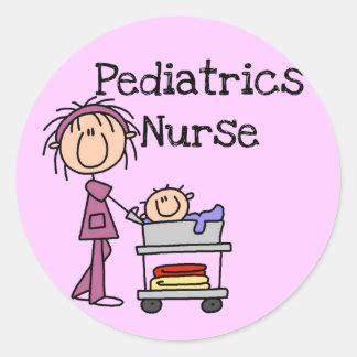 Pediatric Nurse Stickers | Zazzle