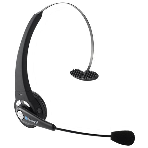 Black Bluetooth 2.1 Mono Headset Wireless unilateral Bluetooth headset for Computer phone-in ...