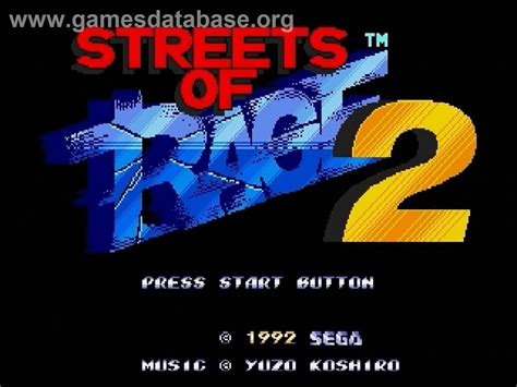 Streets of Rage 2 - Sega Genesis - Games Database