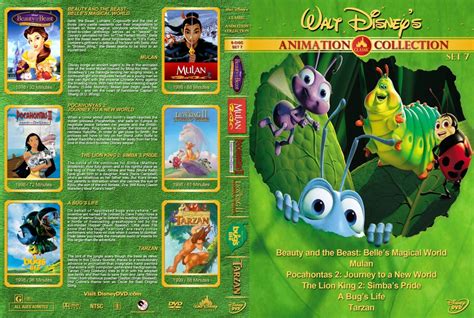 Walt Disney's Classic Animation Collection - Set 7 - Movie DVD Custom Covers - beaty and the ...