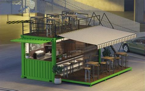 Container Cafe | Vladimir Zadorozhniy | Container cafe, Container house, Cafe design