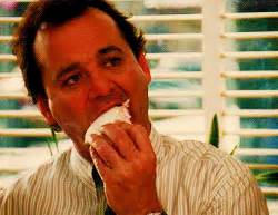 Bill Murray Stuffing Face - Reaction GIFs