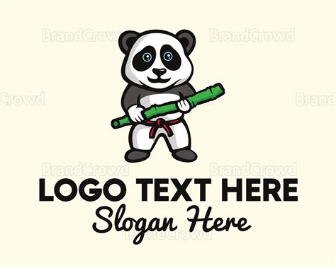 Kung Fu Panda Mascot Logo | BrandCrowd Logo Maker