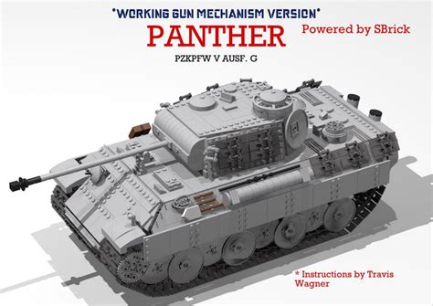 1/16 Scale RC LEGO Panther Tank Instructions With Working Gun Mechanism ...