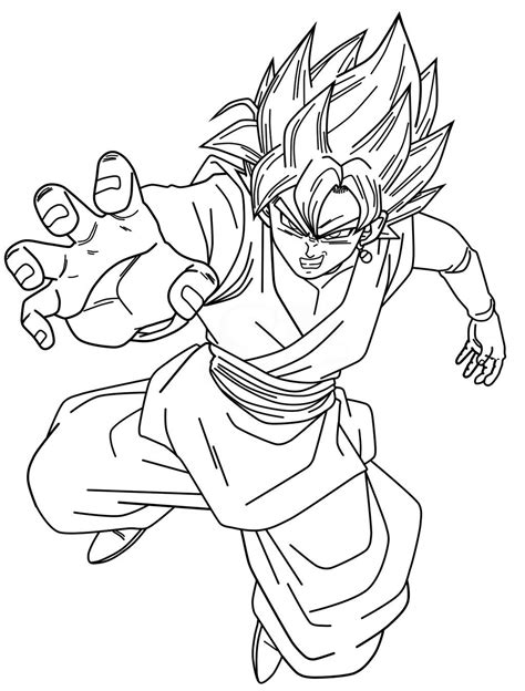 Goku Black Rose Coloring Pages - Team Coloring