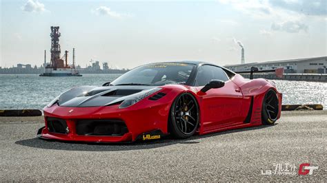 Liberty Walk body kit for Ferrari 458 GT Buy with delivery, installation, affordable price and ...