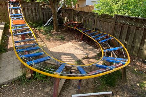 Teen Builds Insane DIY Roller Coaster In His Backyard, 48% OFF