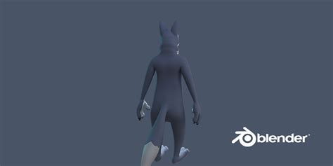 Stylized OLd Wolf 3D Model - Blender Market