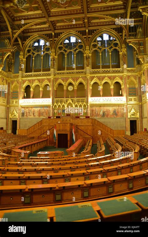 Europe, Hungary, Budapest, Hungarian Parliament Interior Stock Photo - Alamy