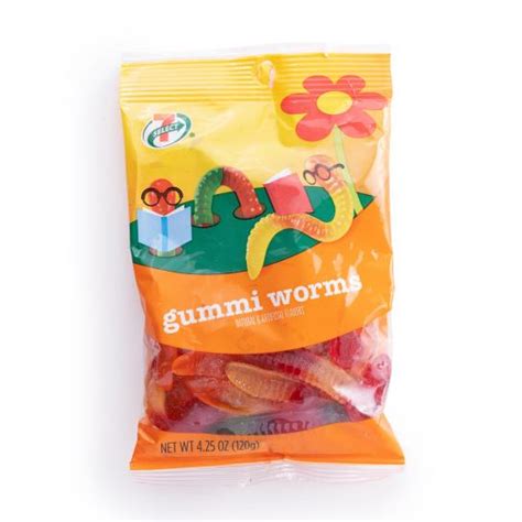 7-Select Gummi Worms | 7-Eleven | Gummy worms, Gummies, Worms