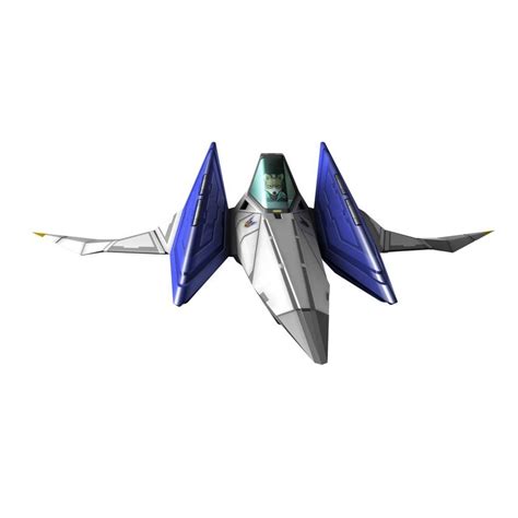 Fox Arwing 1 - SF643D Official Renders - StarFox-Online