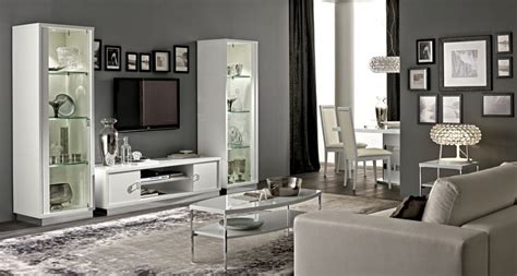 White high gloss dining furniture and sets | EM Italia