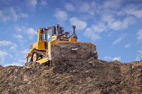 Dozer stock photo. Image of machinery, work, cabin, driving - 105256