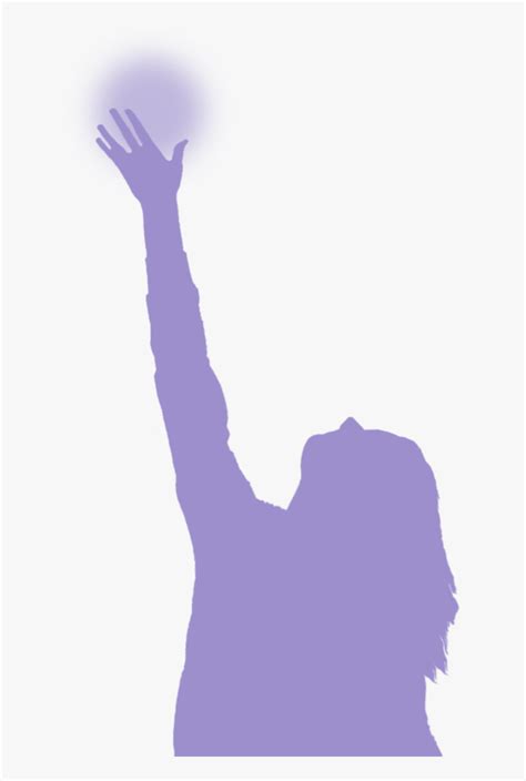 Transparent Reaching Hands Png - Woman Reaching Up Silhouette, Png Download , Transparent Png ...