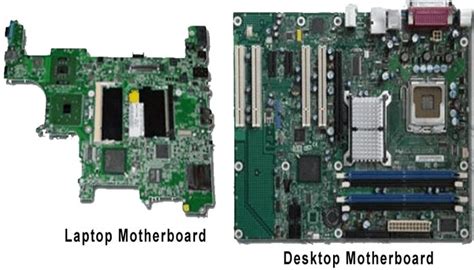 6 Differences between Desktop and Laptop Motherboard