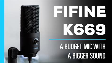 Fifine K669 Microphone - Worth a Listen? — tdcat.com