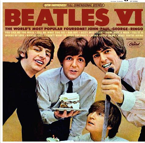 Beatles VI Alternate Stereo Album Cover 4th Version