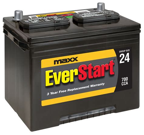 EverStart Maxx Lead Acid Automotive Battery, Group Size 24 - Walmart.com - Walmart.com