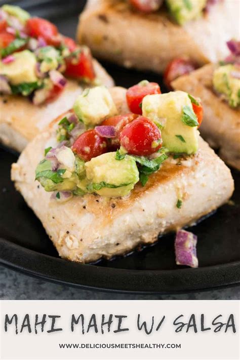 Mahi Mahi Recipe with Avocado Salsa - Delicious Meets Healthy