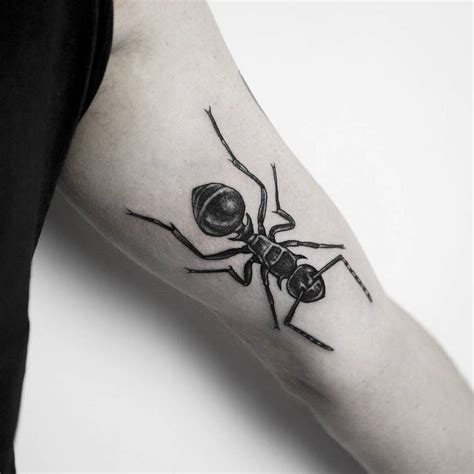 24 Creative Ant Tattoo Ideas and Meanings | TattooAdore