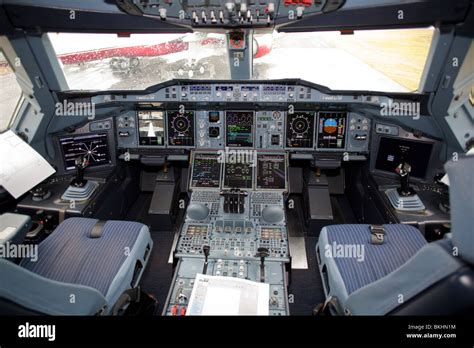 Emirates A380 Cockpit